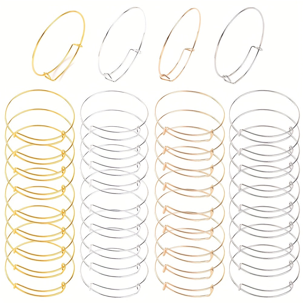 20PCS 53/65mm Adjustable Alloy Ring Set