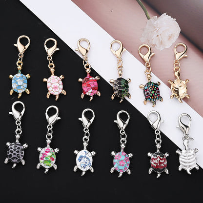 Turtle Keychain Zinc Alloy Charms