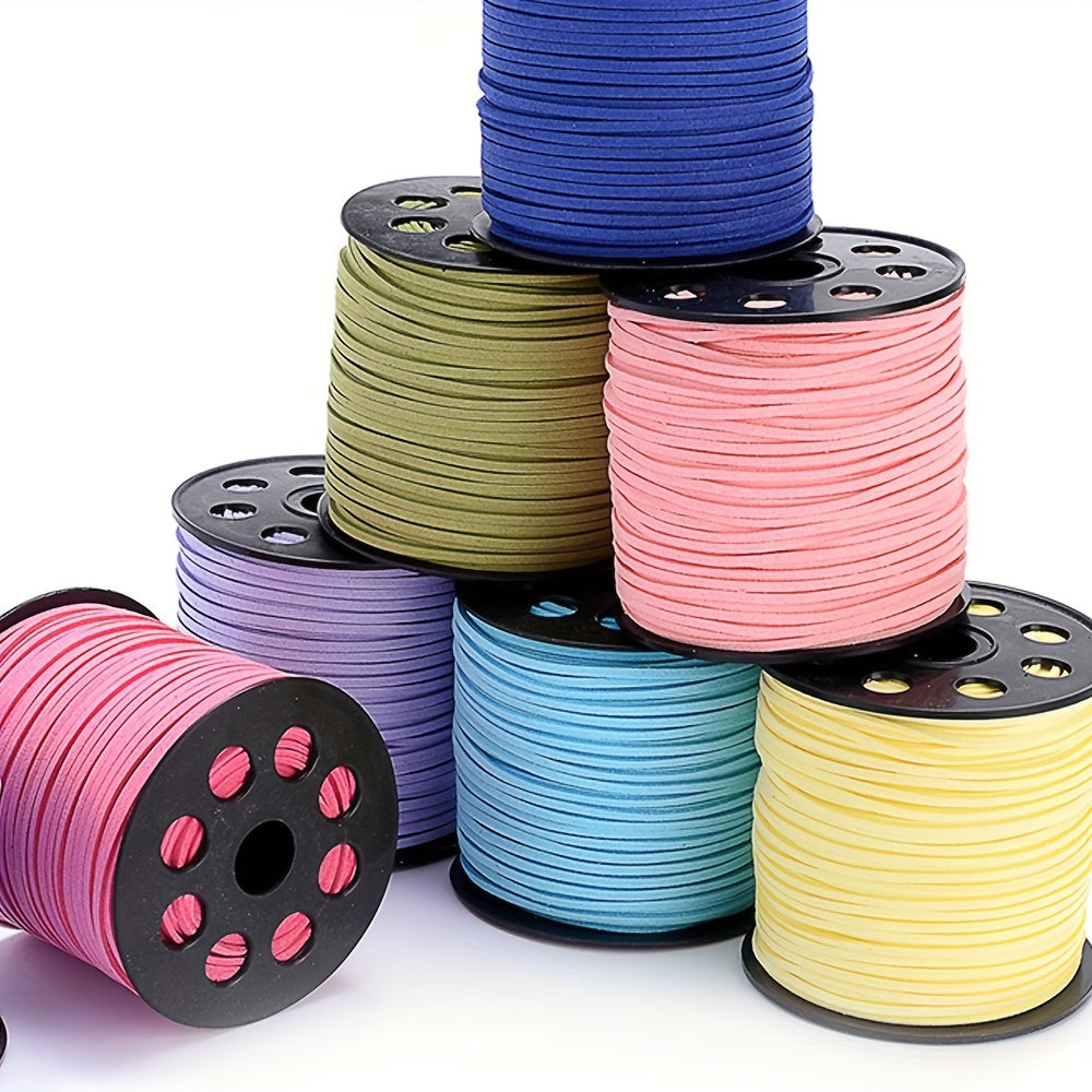 5m 2.5mm Flat Korean Velvet Cord for Jewelry Making