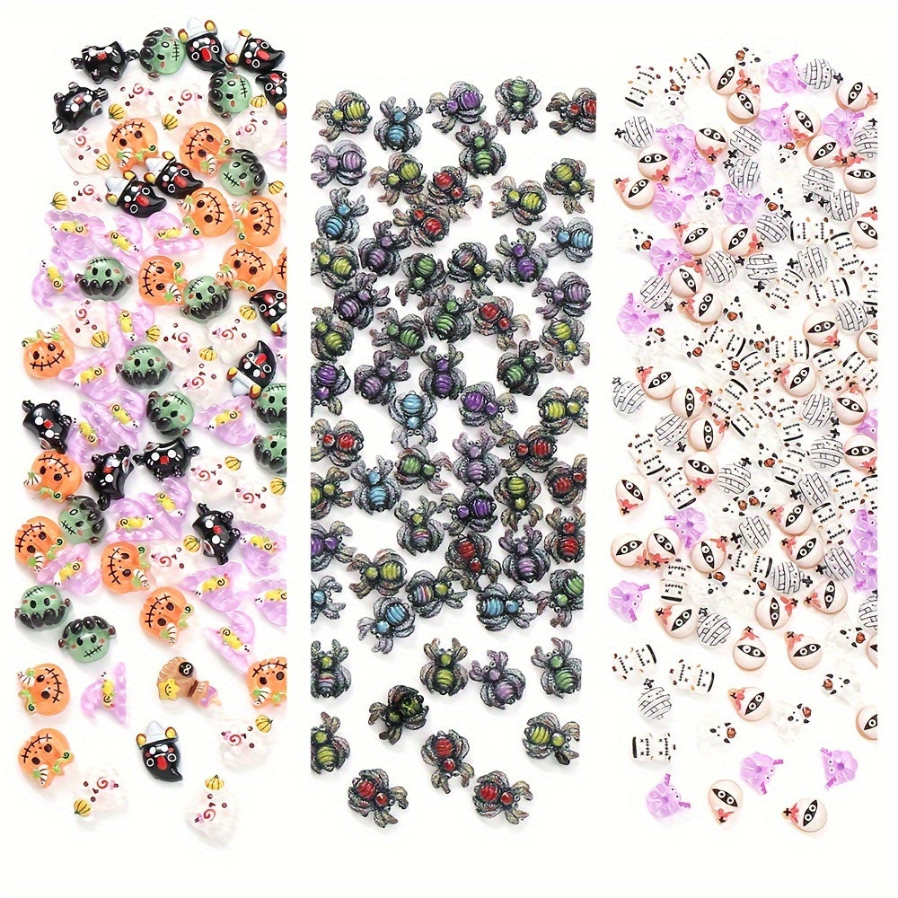 Halloween Resin Patch Beads