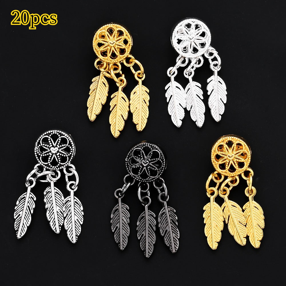 Dream Catcher Alloy Large Hole Beads