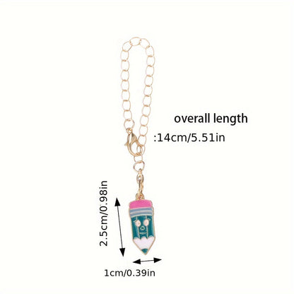1PC Doctor Hat, Book & Apple Pendant Chain