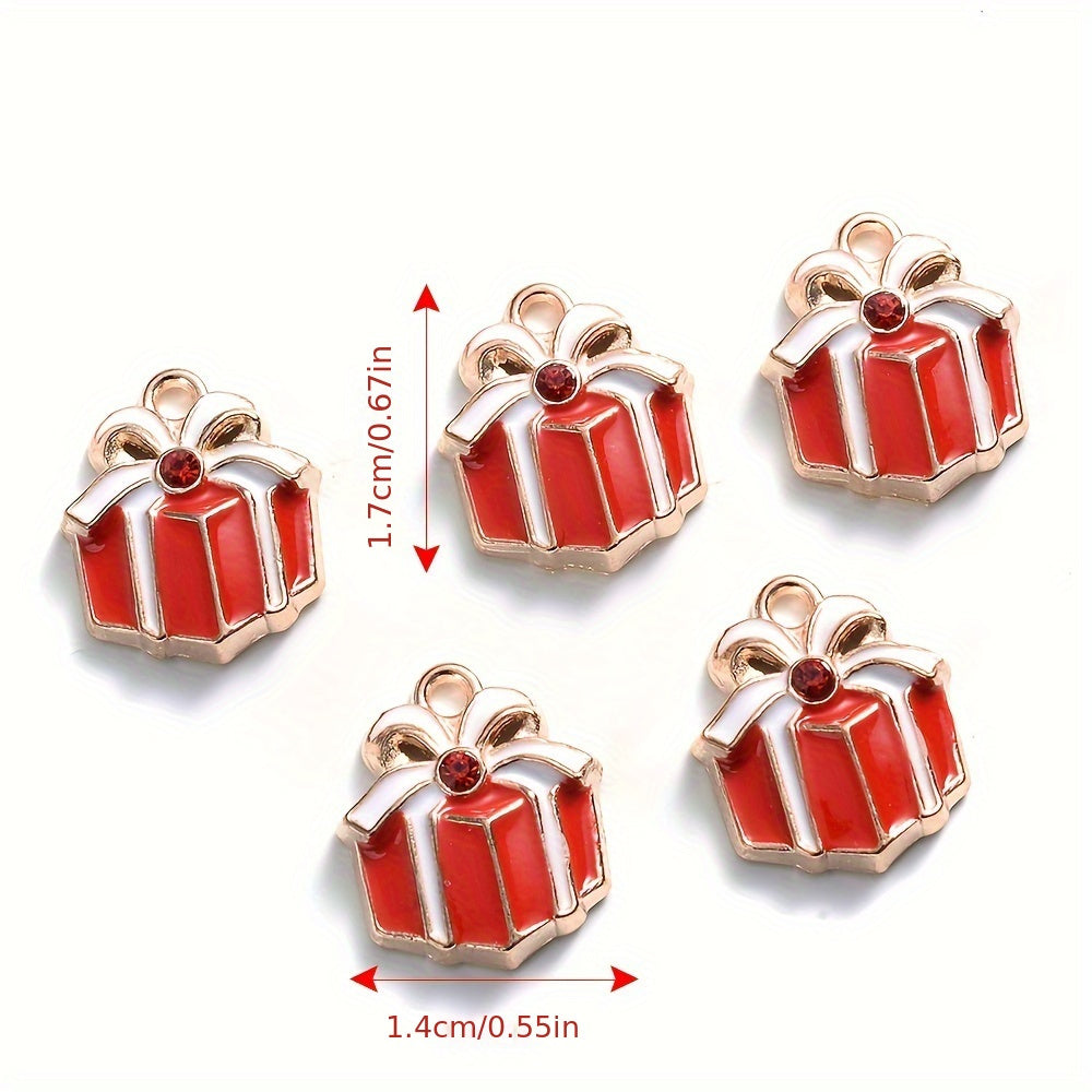 Mixed Metal Christmas Pendants