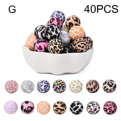 Vibrant Silicone Focal Beads Set