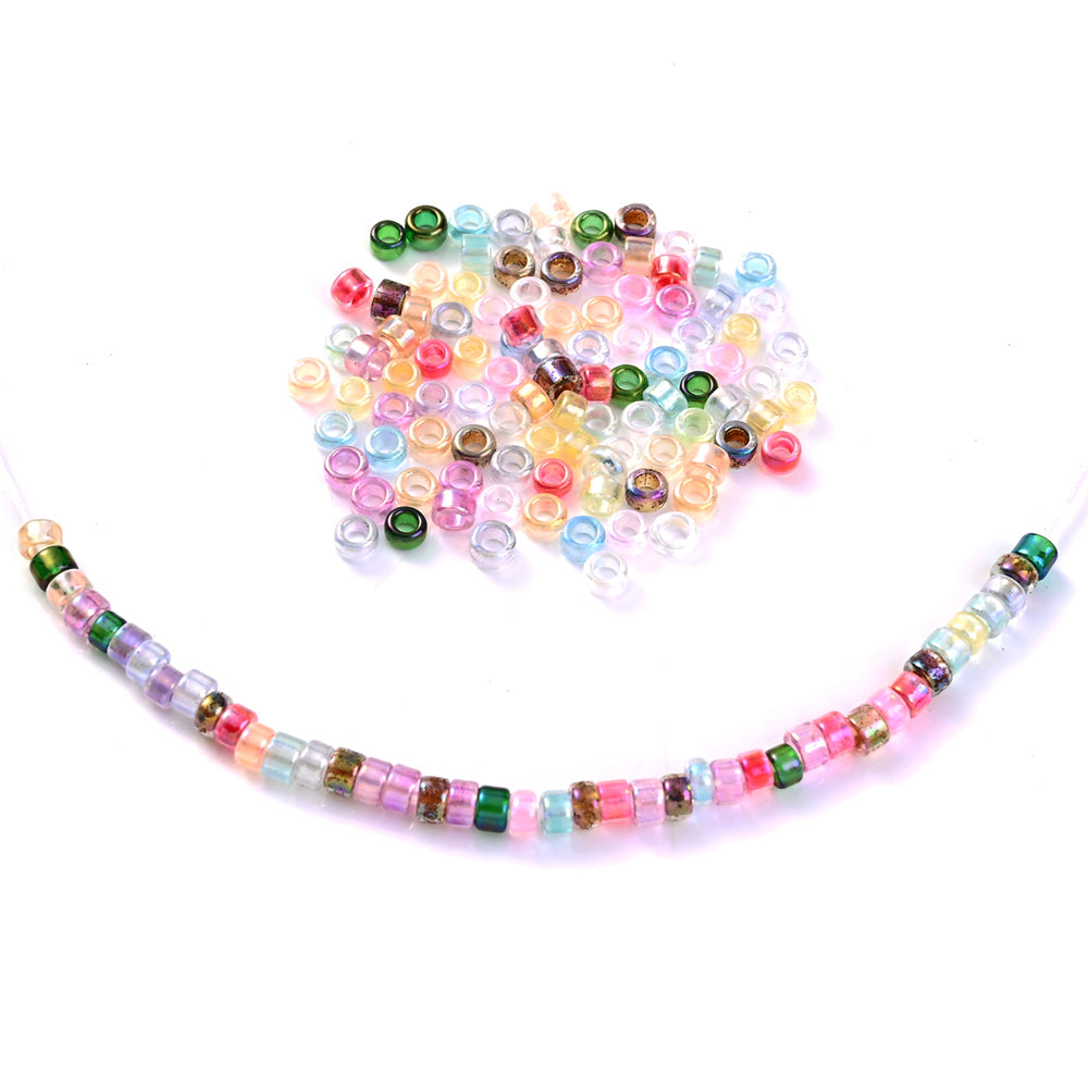 2000PCS 3mm Clear Czech Glass Seed Beads