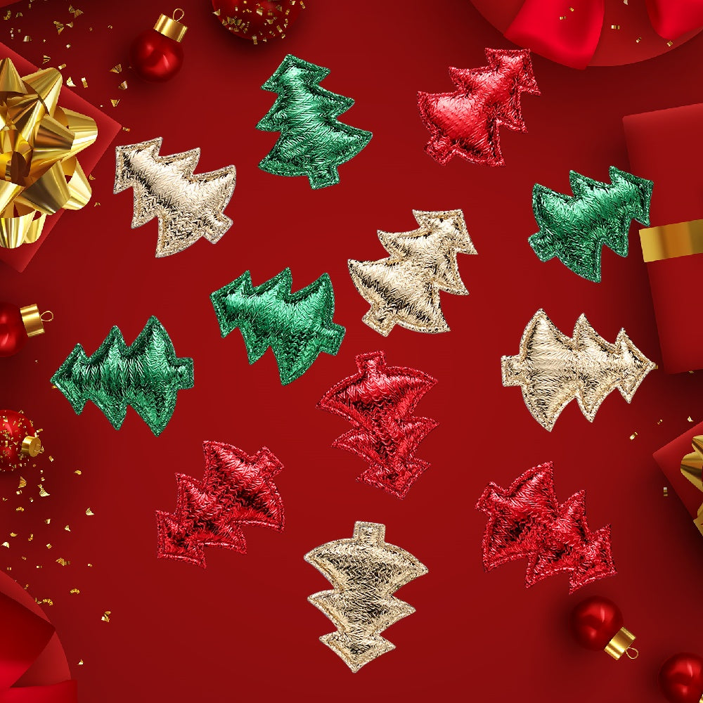 Christmas Tree Fabric Patches
