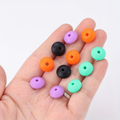 Silicone Abacus Spacer Beads