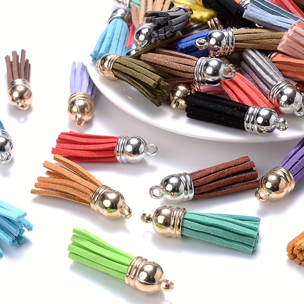 Colorful Polyester Tassel Pendants