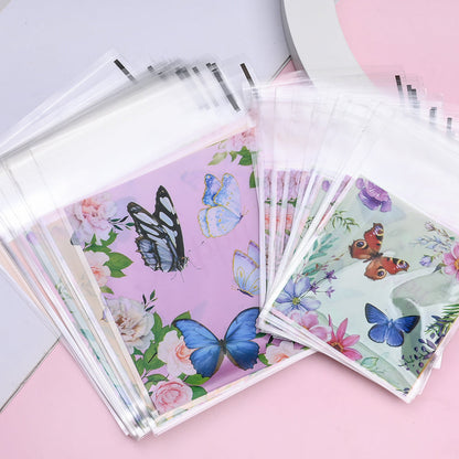 Butterfly Pattern Self-Adhesive OPP Packaging Bags