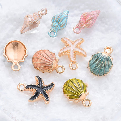Ocean Enamel Pendants