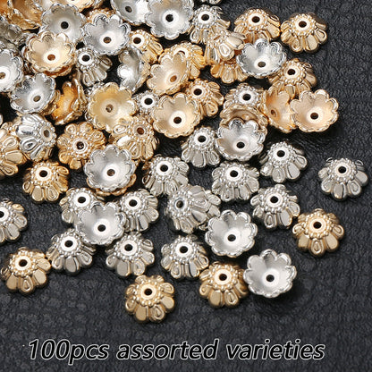 Tulip Pattern Plastic Beads