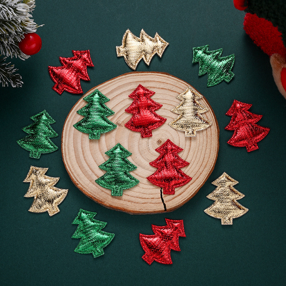 Christmas Tree Fabric Patches
