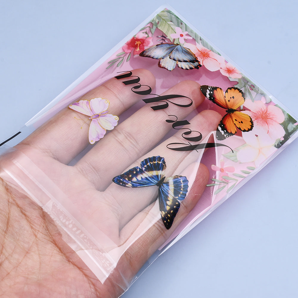 Butterfly Pattern Self-Adhesive OPP Packaging Bags