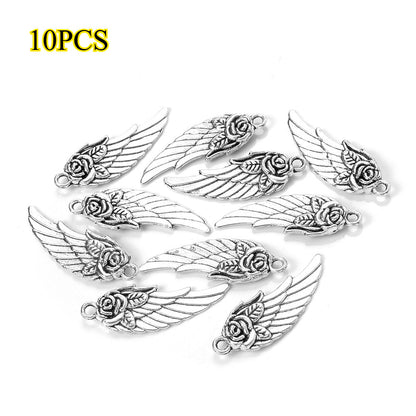 Vintage Alloy Wing Pendants