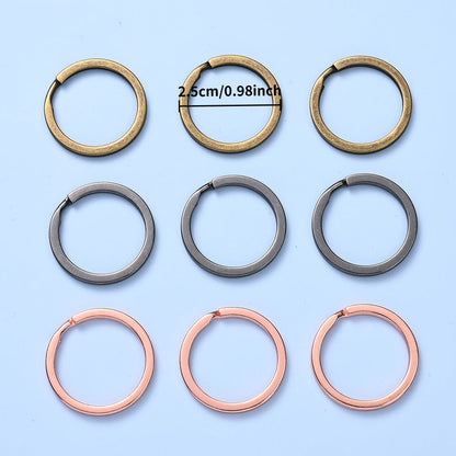 Colored Iron Flat Rings