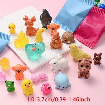 10PCS Blind Bag Mini Micro Landscape Resin Ornament Set