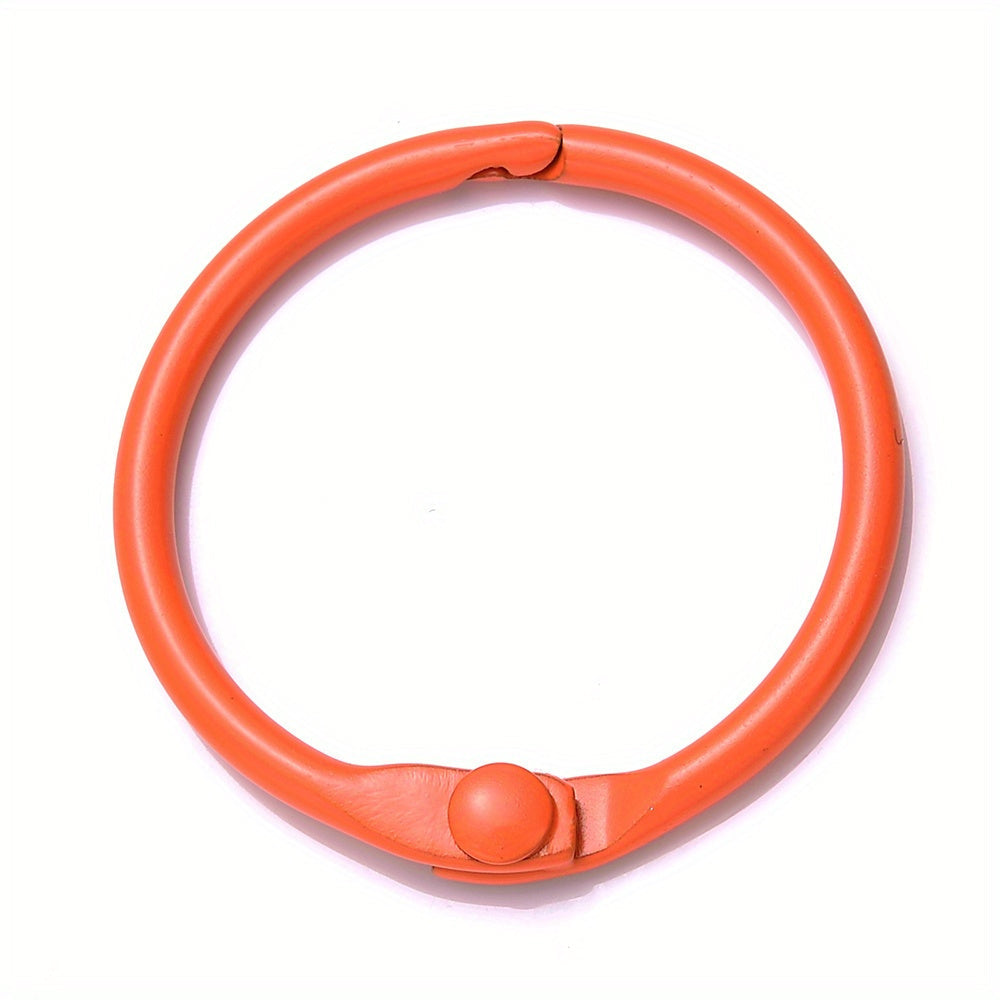 Colorful Alloy O-Ring Spring Clasps