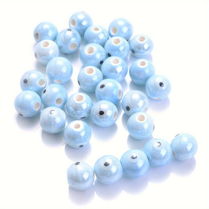 10PCS 10mm Multicolor Ceramic Bead Set
