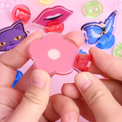 11x20 mm Clear Card Holder Clips