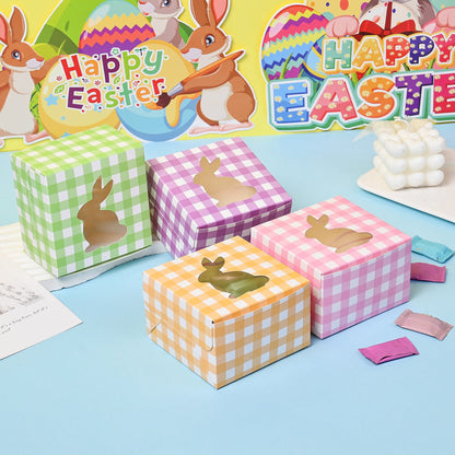 12-Piece 10x10x6.5 cm Paper Rabbit Gift Boxes