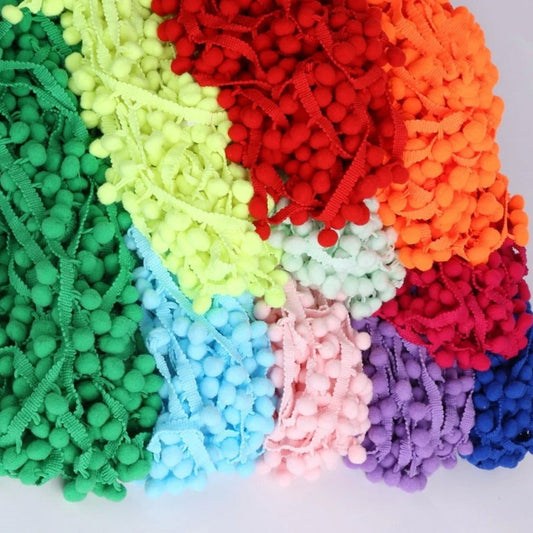 Pom Pom Ball Tassel Lace Trim
