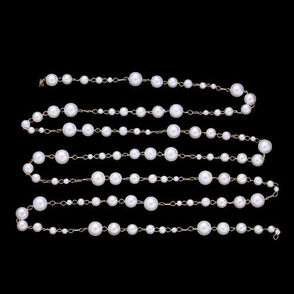 Imitation Pearl Strand Chain