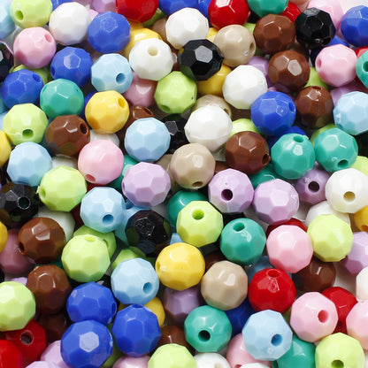 Luminous Multilateral Ball Acrylic Beads