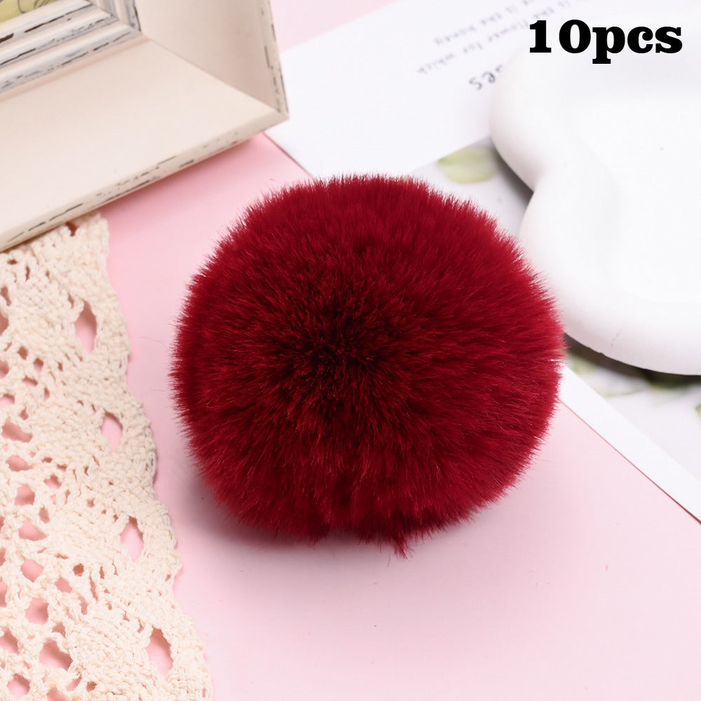 Soft Plush Pom Pom Pendants