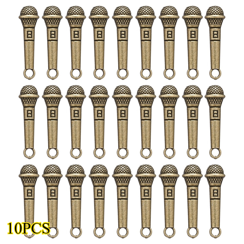 Microphone Alloy Pendants