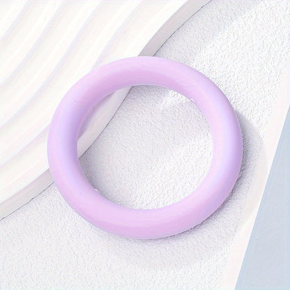 Round Silicone Pendant Rings
