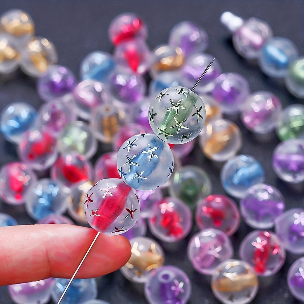 Starfish Heart Acrylic Beads