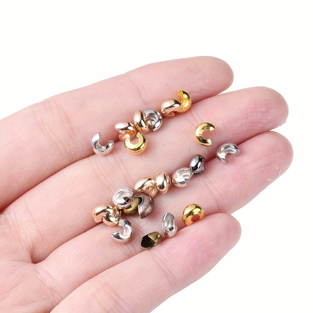 Color Round Overlay Press Joint Beads
