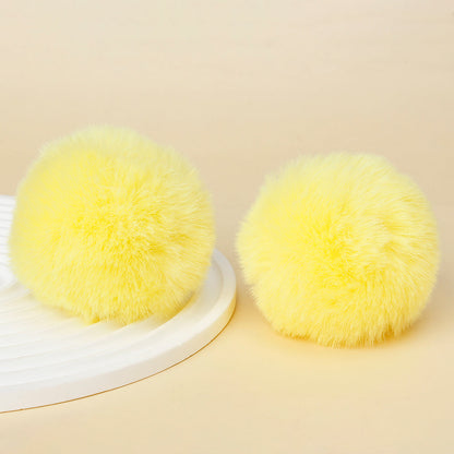 Fashion Multicolored Faux Rabbit Fur Plush Balls