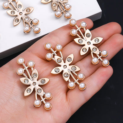 25x44 mm Rose Gold Pearl Plastic Patches