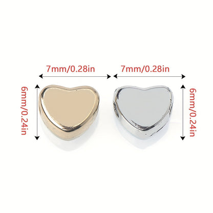 Gold & Silver Love CCB Beads
