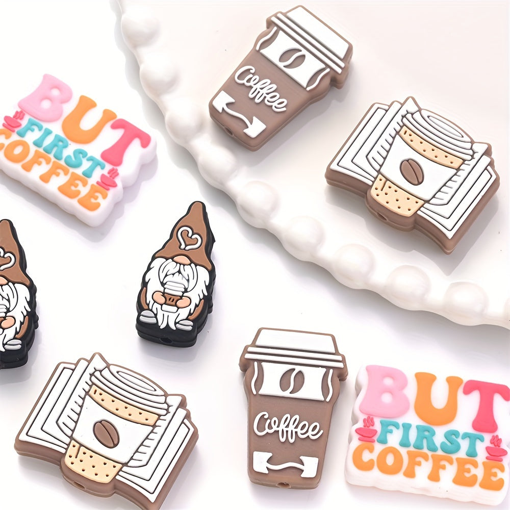 Coffee Gnome Silicone Bead