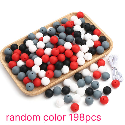 Round Silicone Spacer Beads