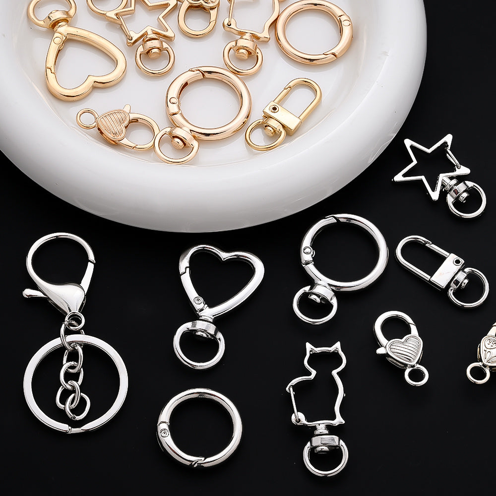Golden & Silver Keychain Clasp Set