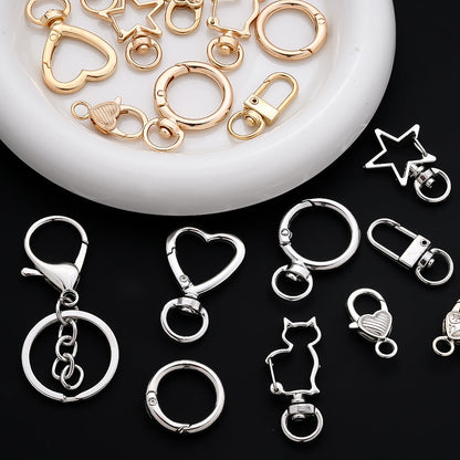 Golden & Silver Keychain Clasp Set