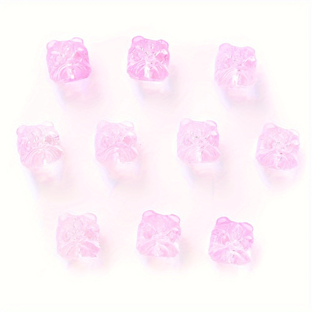 Multi Color Lion Head Acrylic Beads