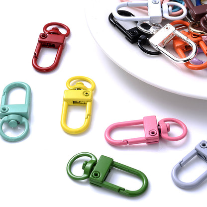 Multicolor Zinc Alloy Lobster Clasp Keychains