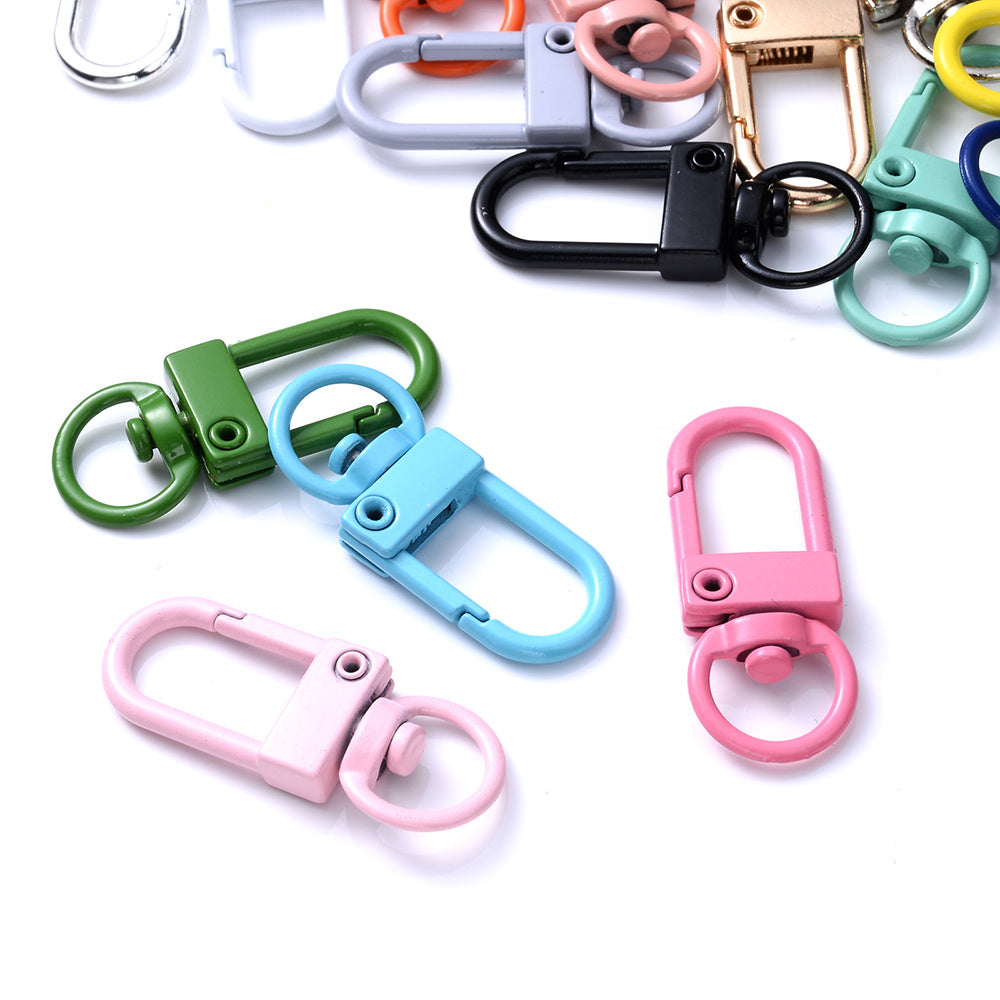Multicolor Zinc Alloy Lobster Clasp Keychains