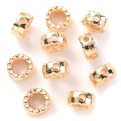 Round CCB Spacer Beads