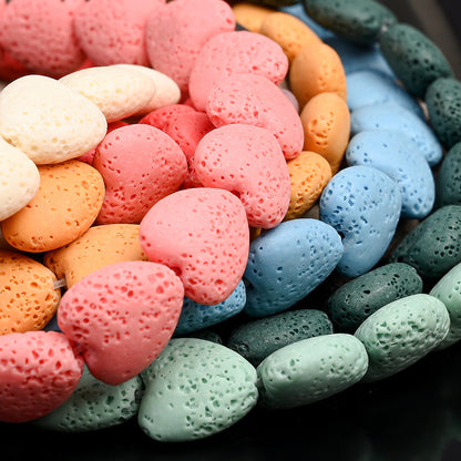 Heart-Shaped Stone Bead