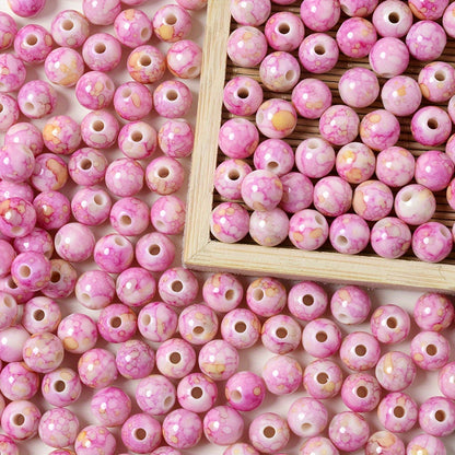 Cracked Acrylic Beads