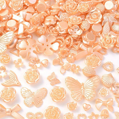 8-40 mm Acrylic Butterfly, Flower, Moon & Star Bead Assortment