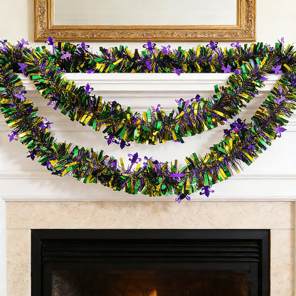 Mardi Gras Tinsel Garland