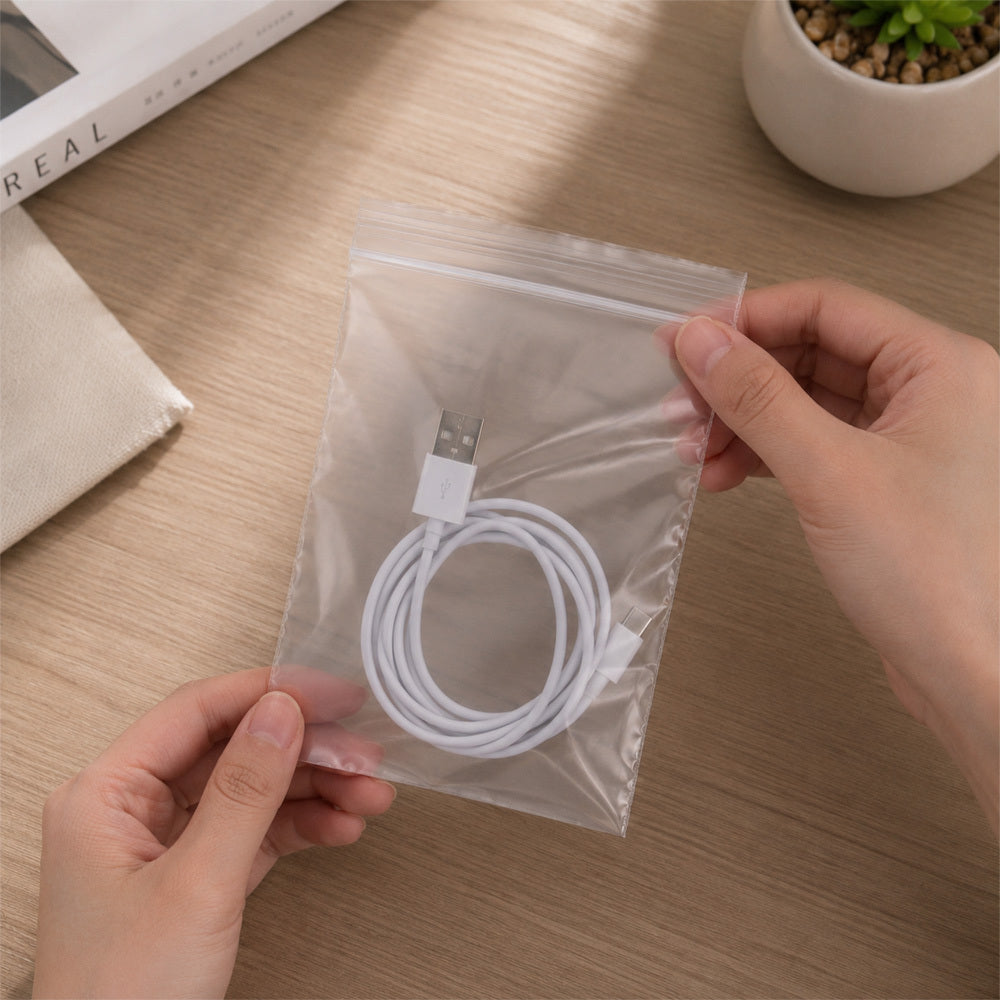 Transparent Plastic Jewelry Storage Bags
