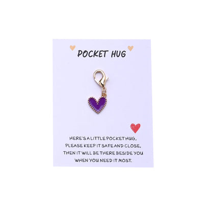 Heart Keychain with Thank You Card