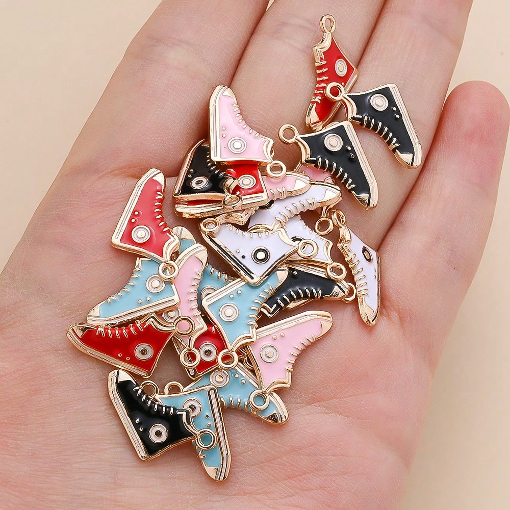 Canvas Shoe Alloy Charms